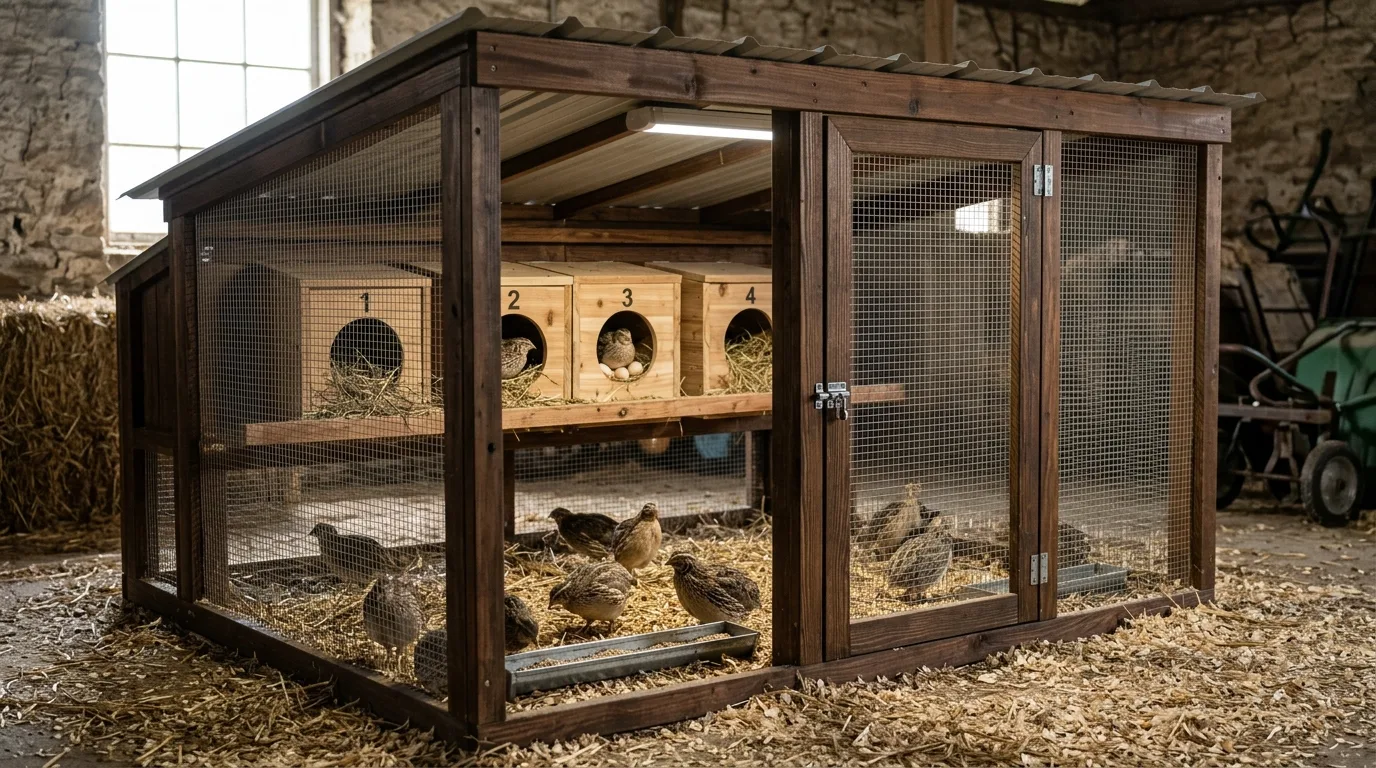 Modern Mesh Quail Pen